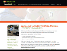 Tablet Screenshot of exterminationstation.com